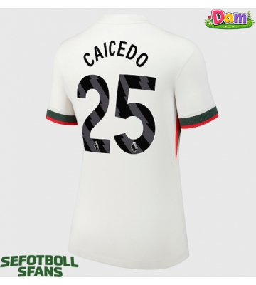 Chelsea Moises Caicedo #25 Bortatröja Kvinnor 2025-26 Kortärmad